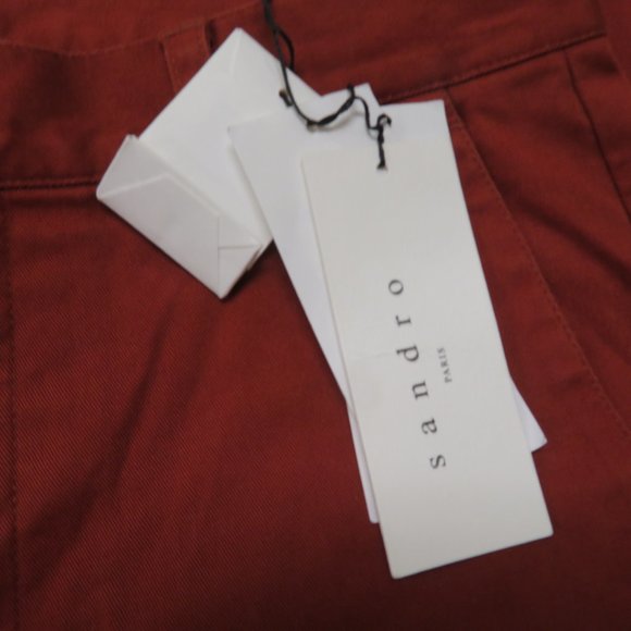 Sandro Mens Stretch Cotton Slim Fit Chino Pants - Picture 2 of 7